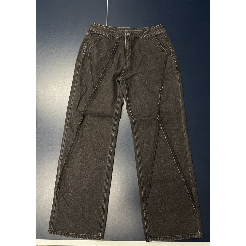 Elfric Eden Y2K Black Baggy Jeans Men's 32x30